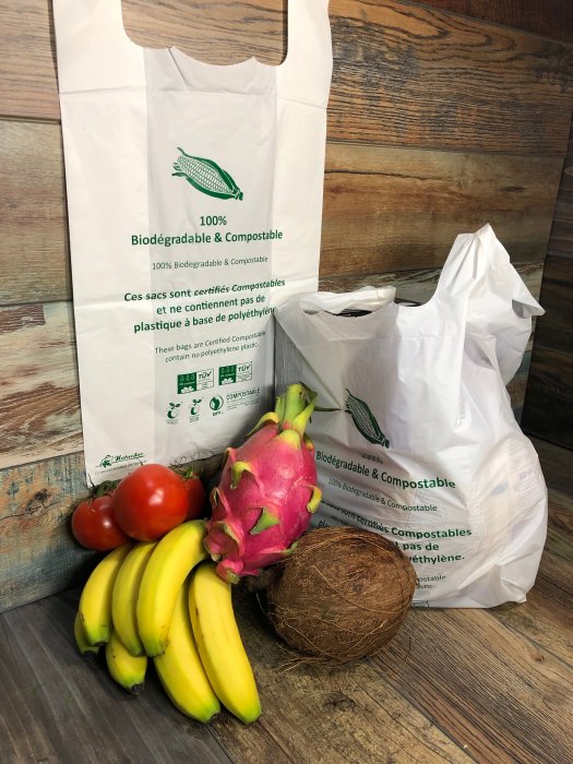 Sac biodégradable et discount compostable